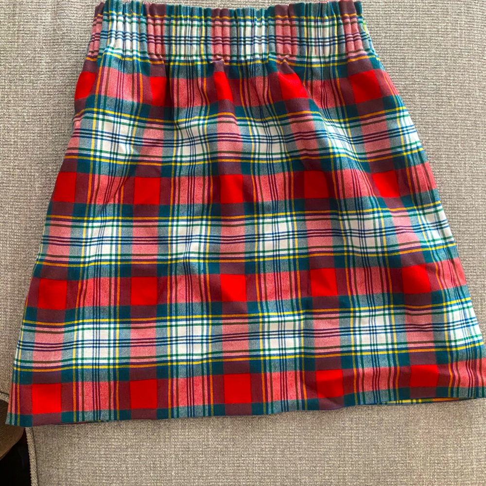 Plaid Holiday Skirt